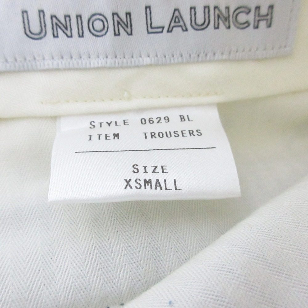 ユニオンランチ リネンブレンドショートトラウザー