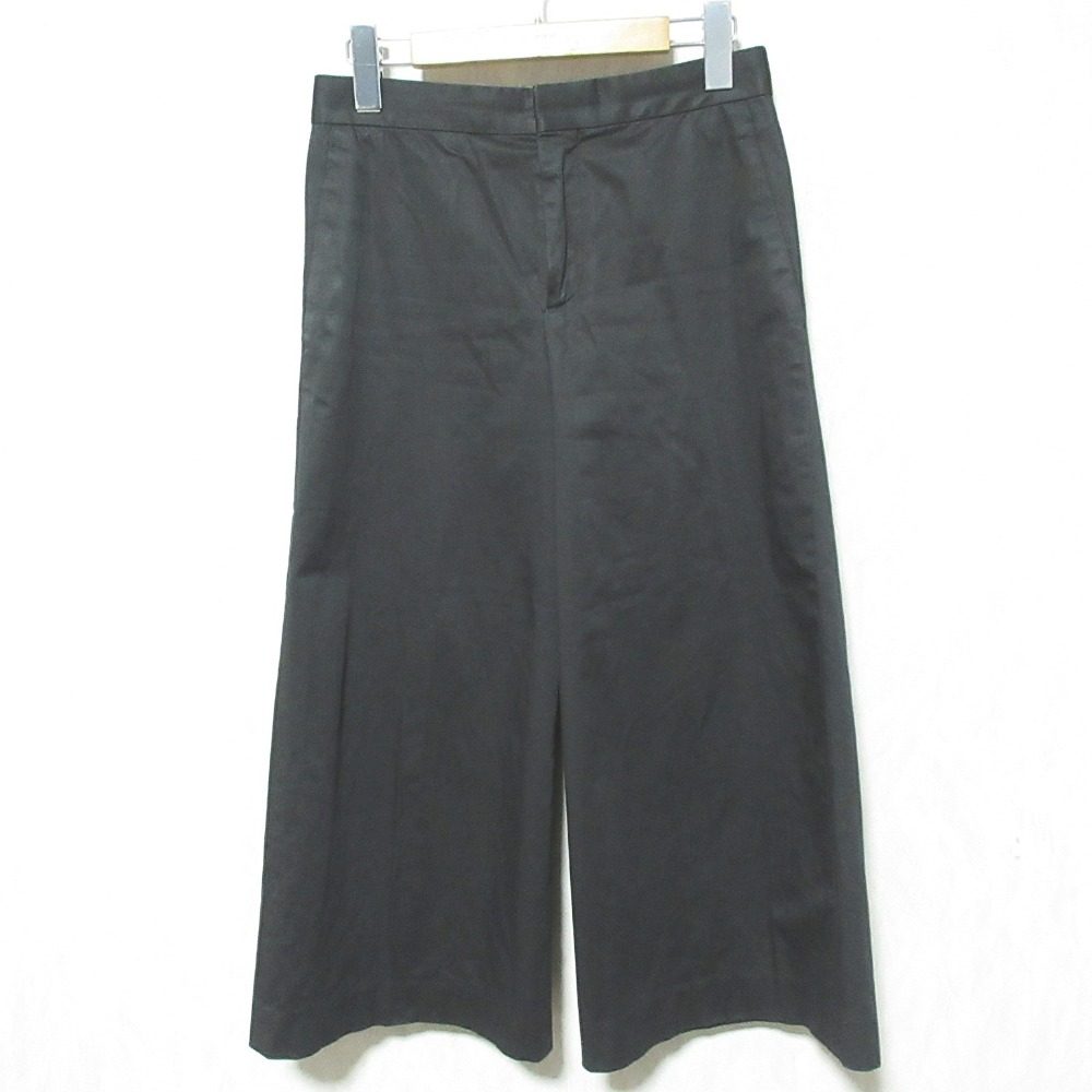 ドゥロワー ストレッチクロップドワイドパンツ