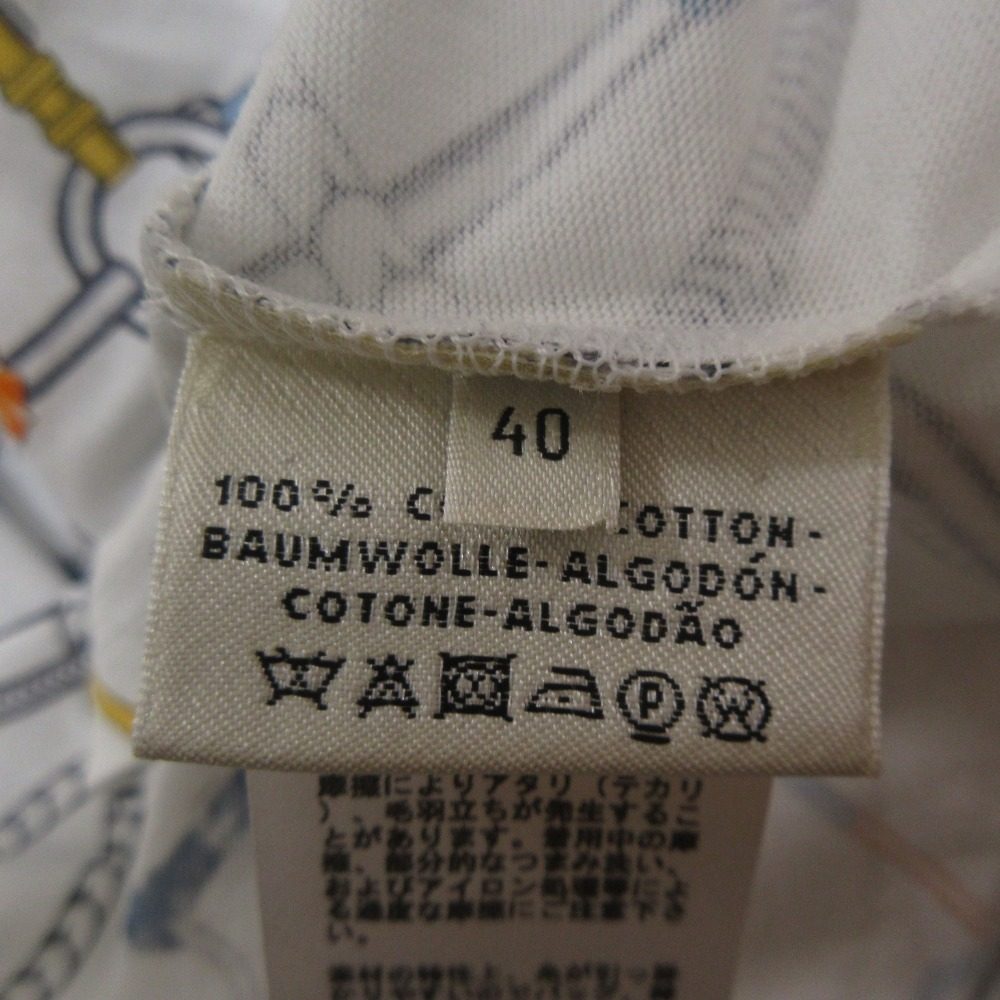 エルメス PARCOURS SANS FAUTE40 Tシャツワンピース