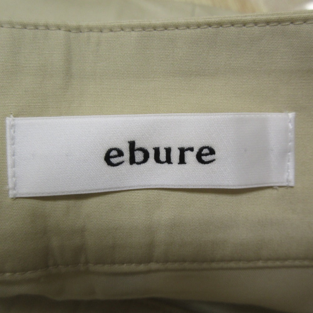 ebure コットン ロング プリーツ スカート