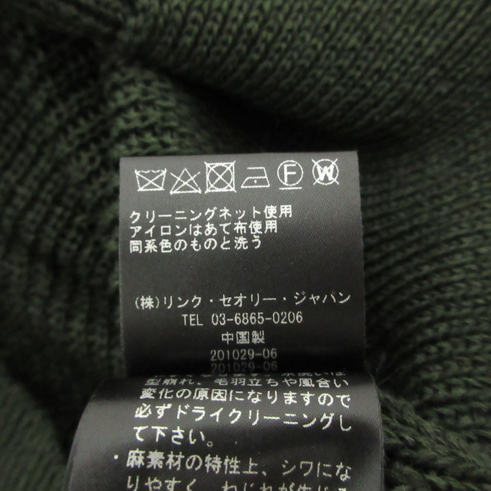 セオリー リネンブレンドニットカーディガン
