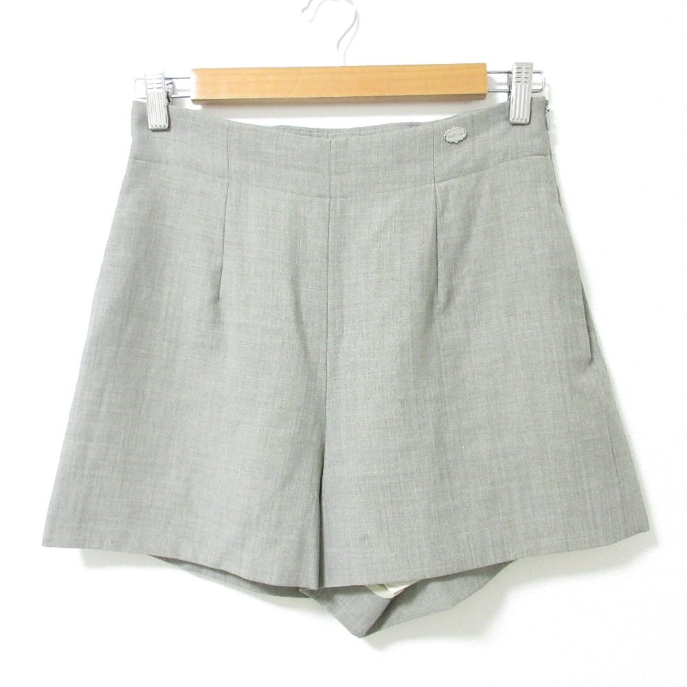FOXEY フレア ウールショートパンツ