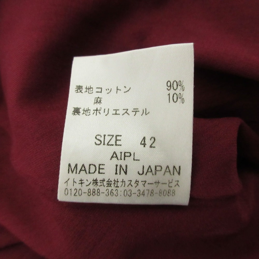 ホコモモラ リネンブレンドワンピース