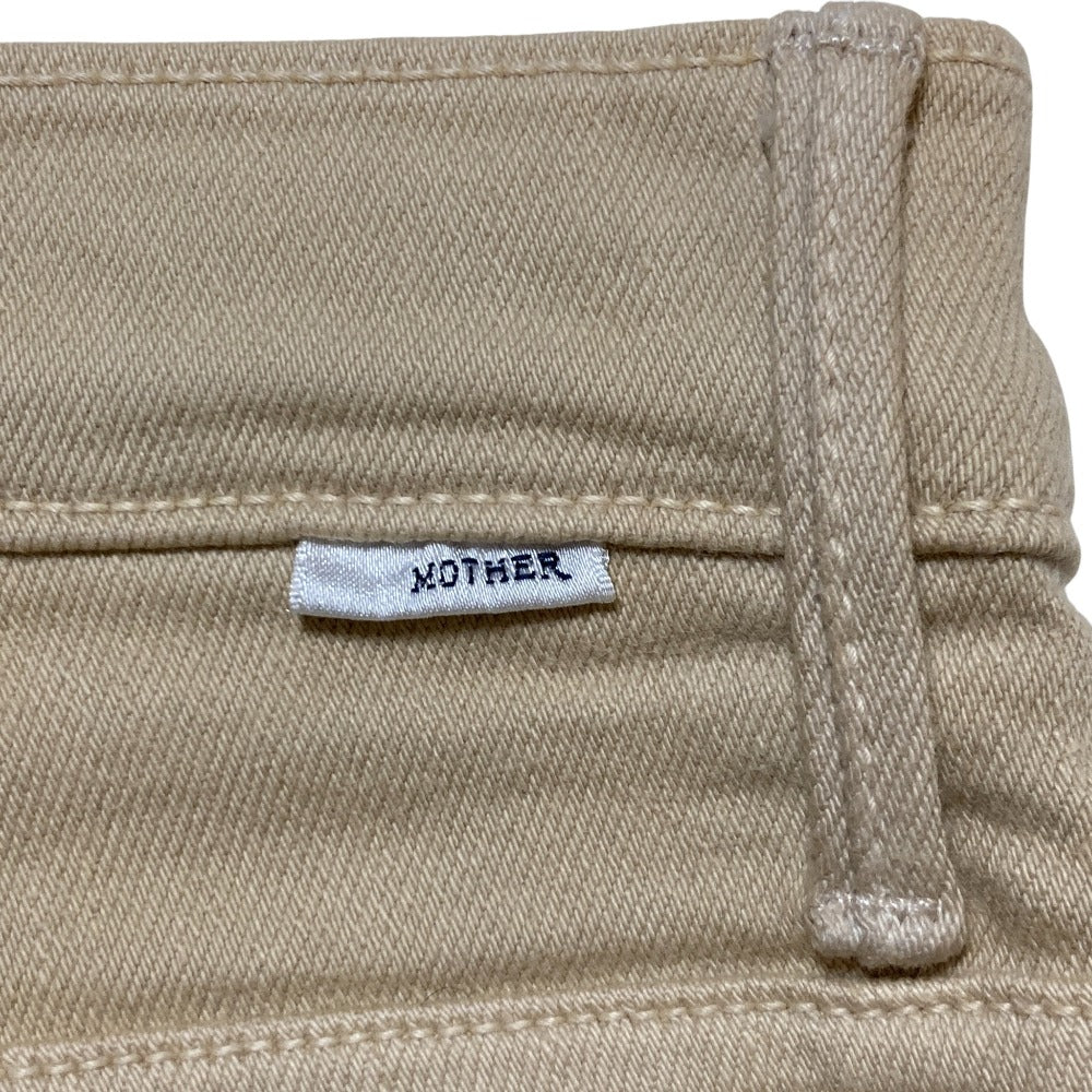 MOTHER THE INSIDER CROP STEP FRAY デニムパンツ