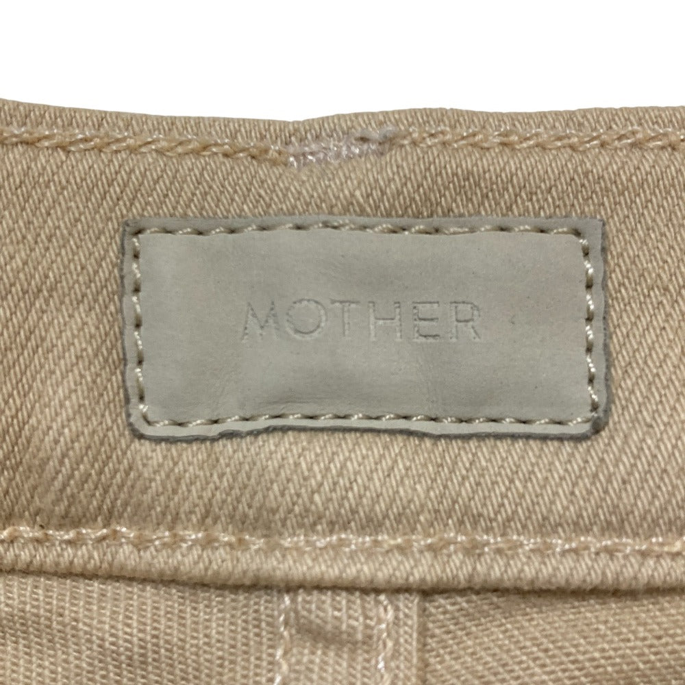 MOTHER THE INSIDER CROP STEP FRAY デニムパンツ