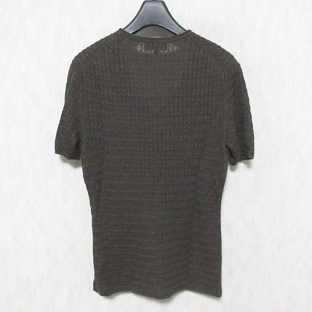 Theory Neo Sag Harbor Cable Vneck PO リネンニット