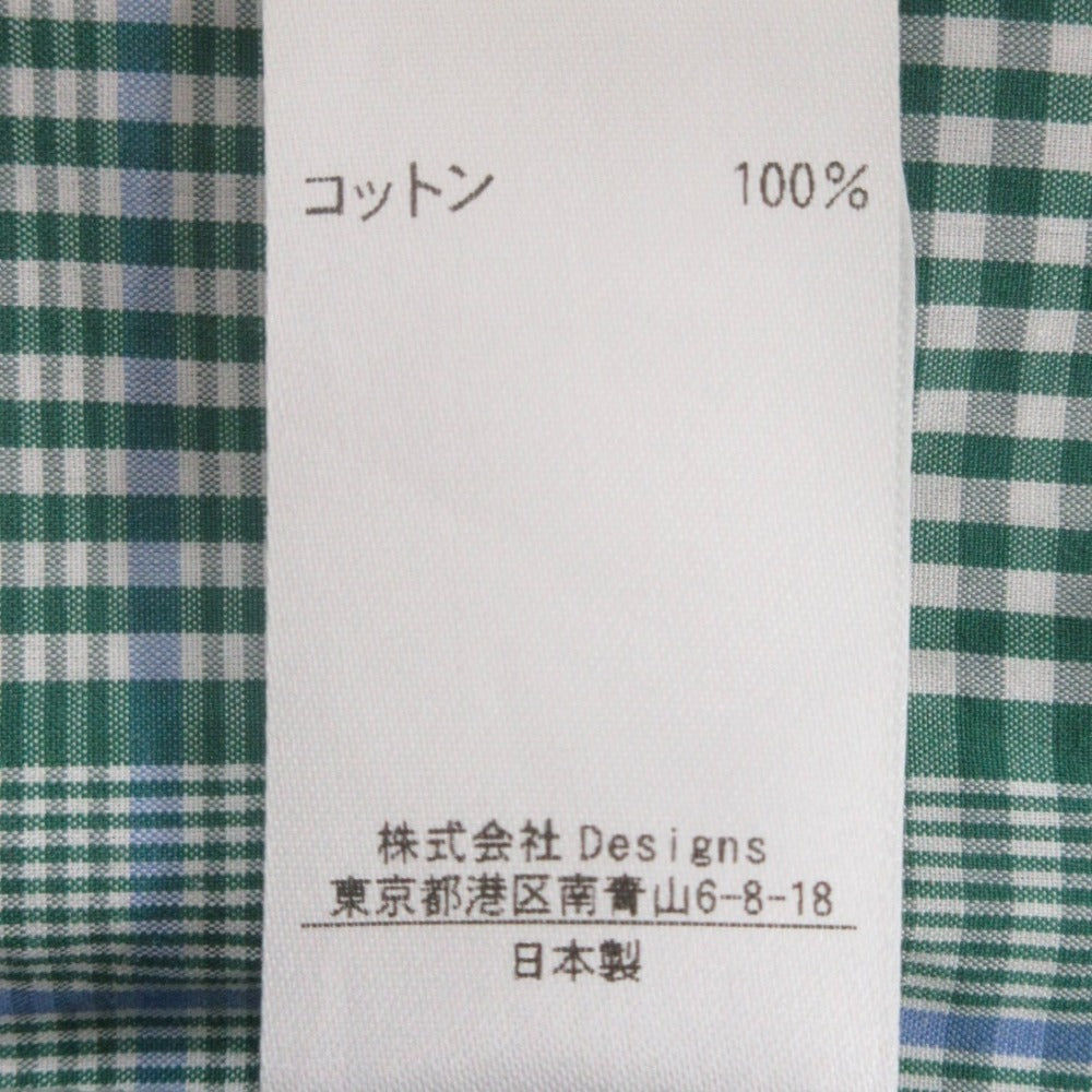 Blamink M CO CHK カシミヤ ラップ ドレス