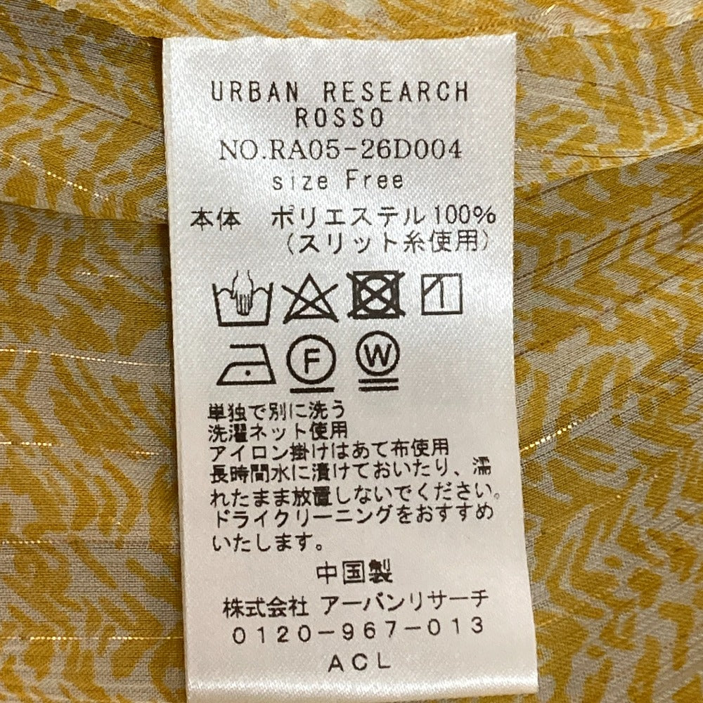アーバンリサーチロッソ 長袖シアーワンピース