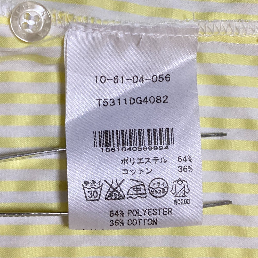 ナラカミーチェ ストライプフリルハーフスリーブシャツ