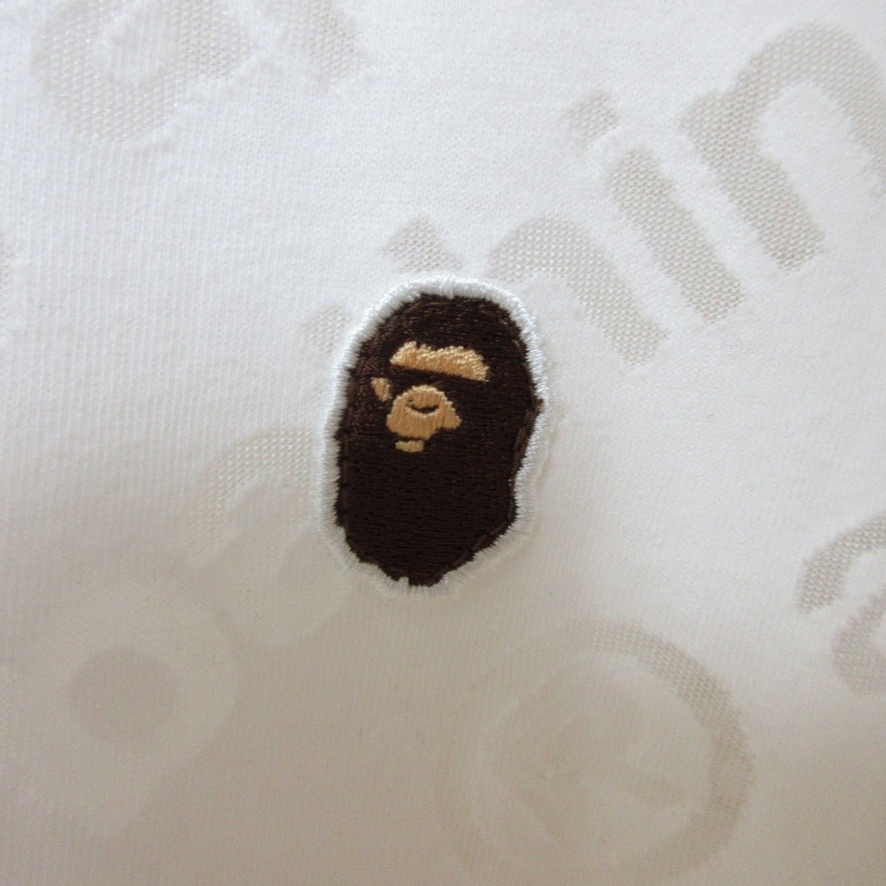 A BATHING APE ロゴジャガードTシャツ