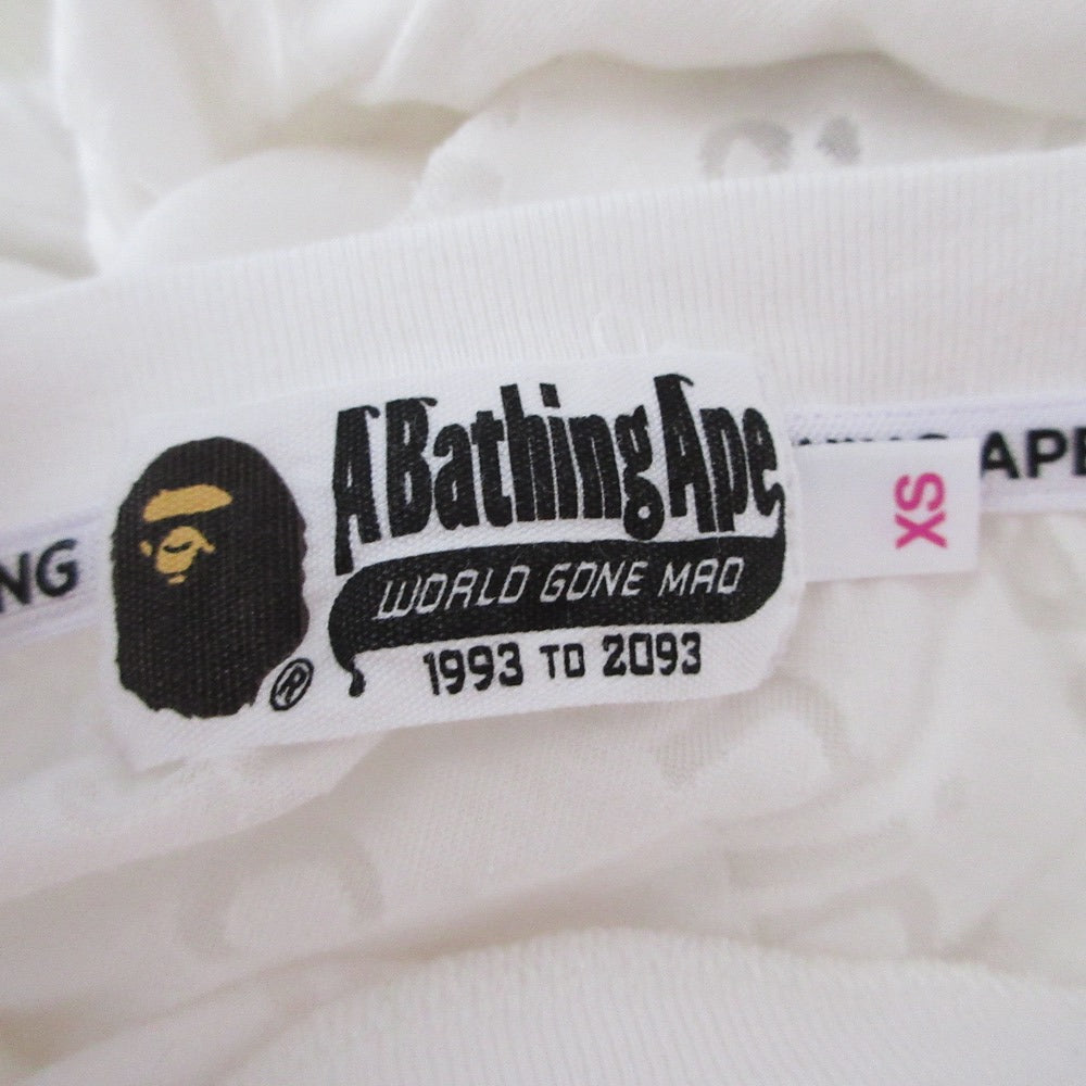 A BATHING APE ロゴジャガードTシャツ