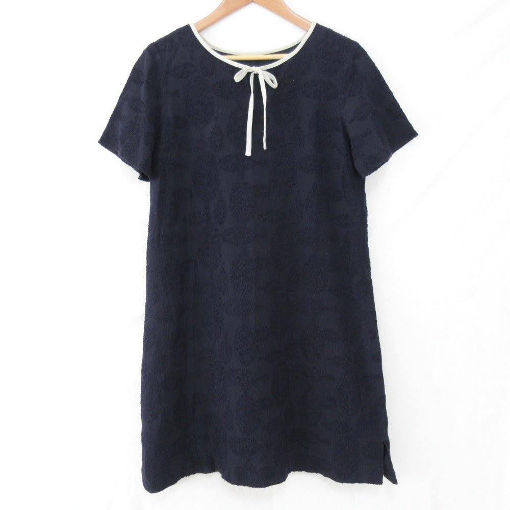 Sally Scott 刺繍入り膝丈ドレス