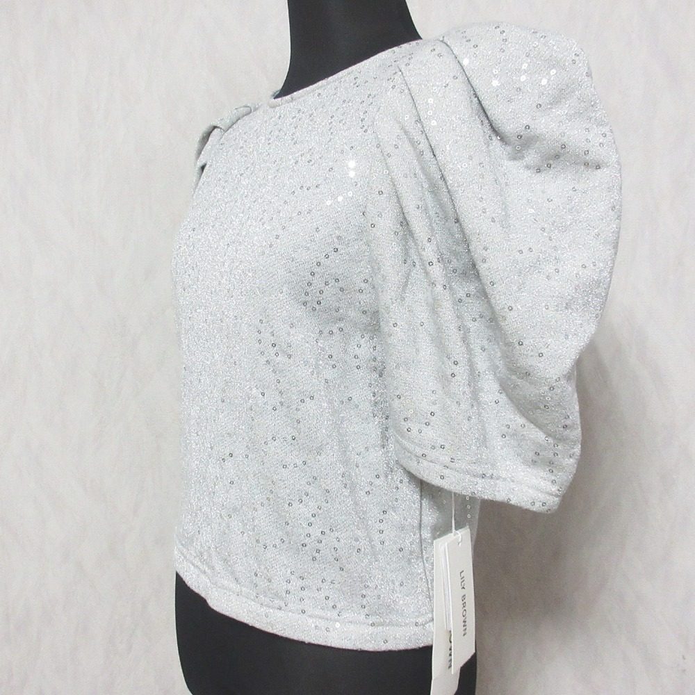 LILY BROWN スパンコール カット トップス カットソー