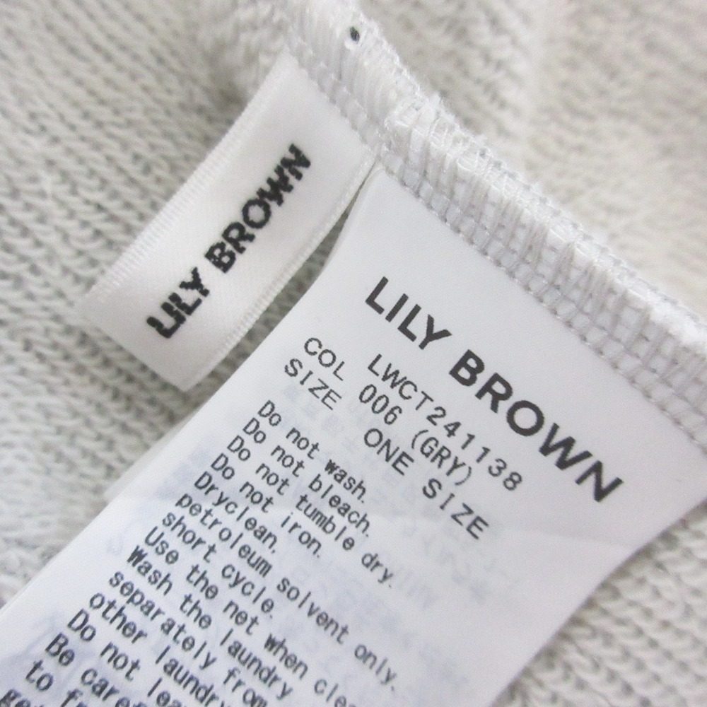 LILY BROWN スパンコール カット トップス カットソー
