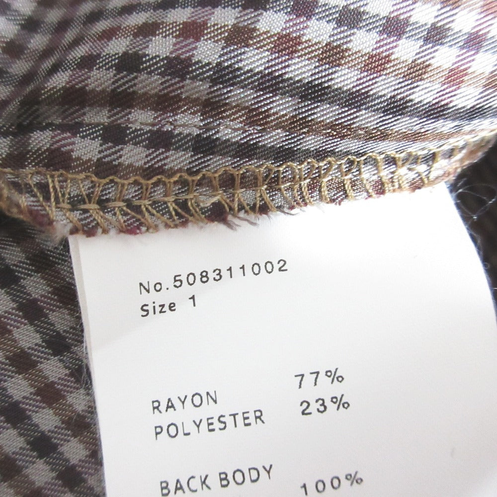UNITED TOKYO バック チェック ドレス
