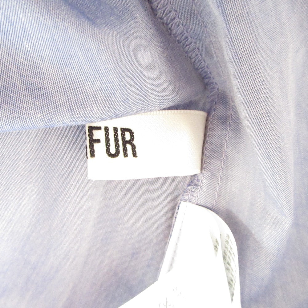 FURFUR リボン刺繍 コットン ミニワンピース