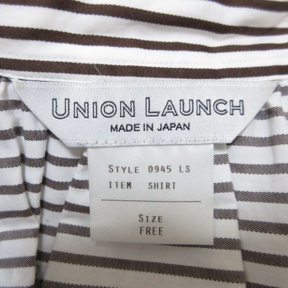UNION LAUNCH ロング シャツ ドレス