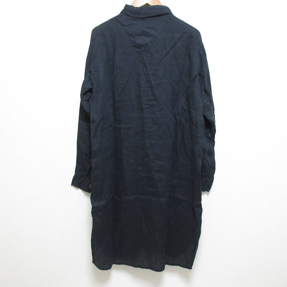 HARROW TOWN STORES リネン ロング シャツ