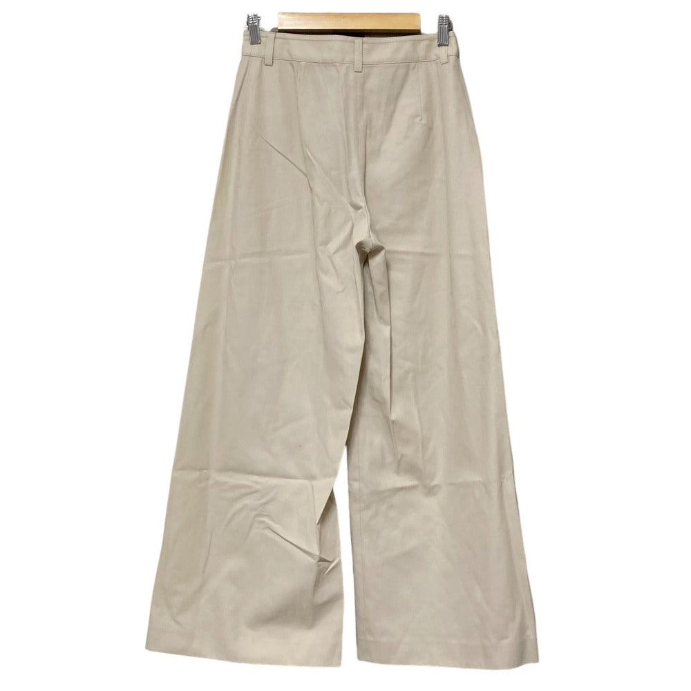 デプレ クリーンコットンツイル フレアパンツ