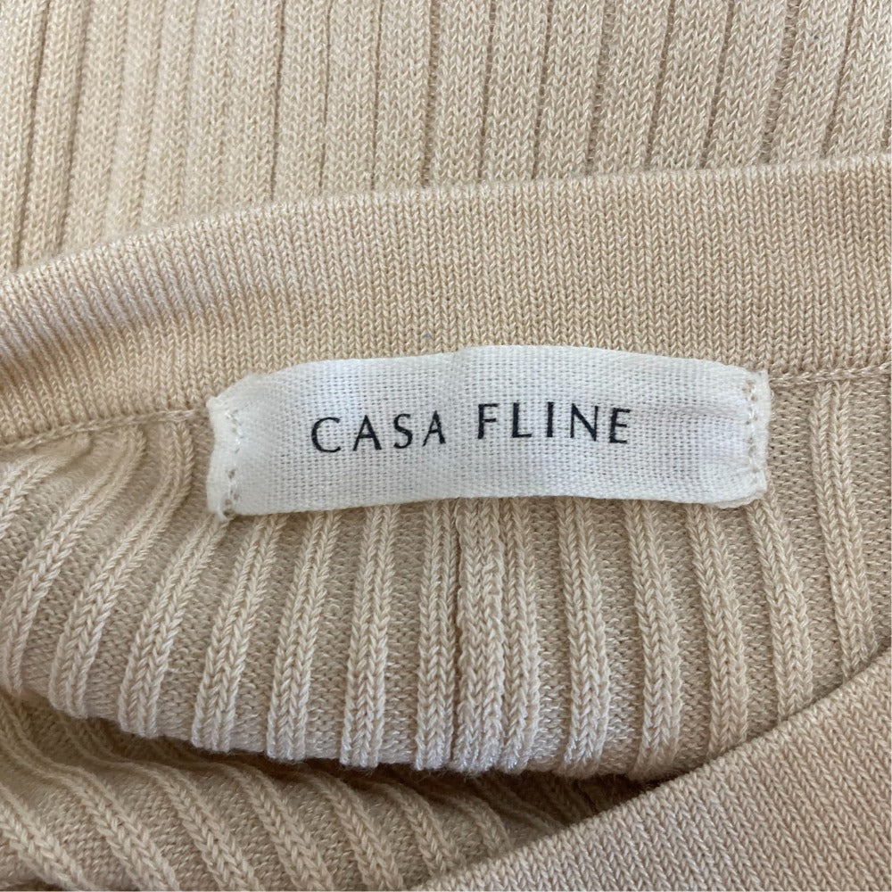 CASA FLINE リブニットワンピース