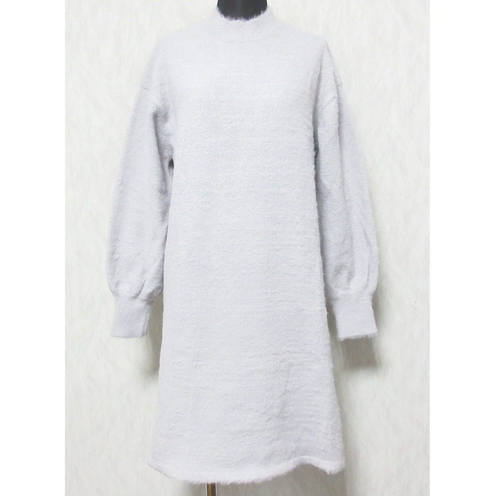 PROPORTION BODY DRESSING ラメ フェザー ドレス