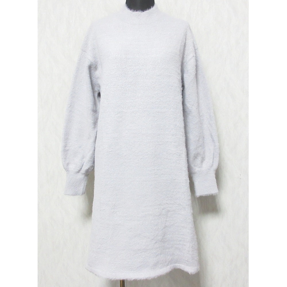 PROPORTION BODY DRESSING ラメ フェザー ドレス