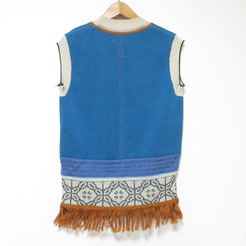 UNITED TOKYO エンブロイダリーコンビネーションニット