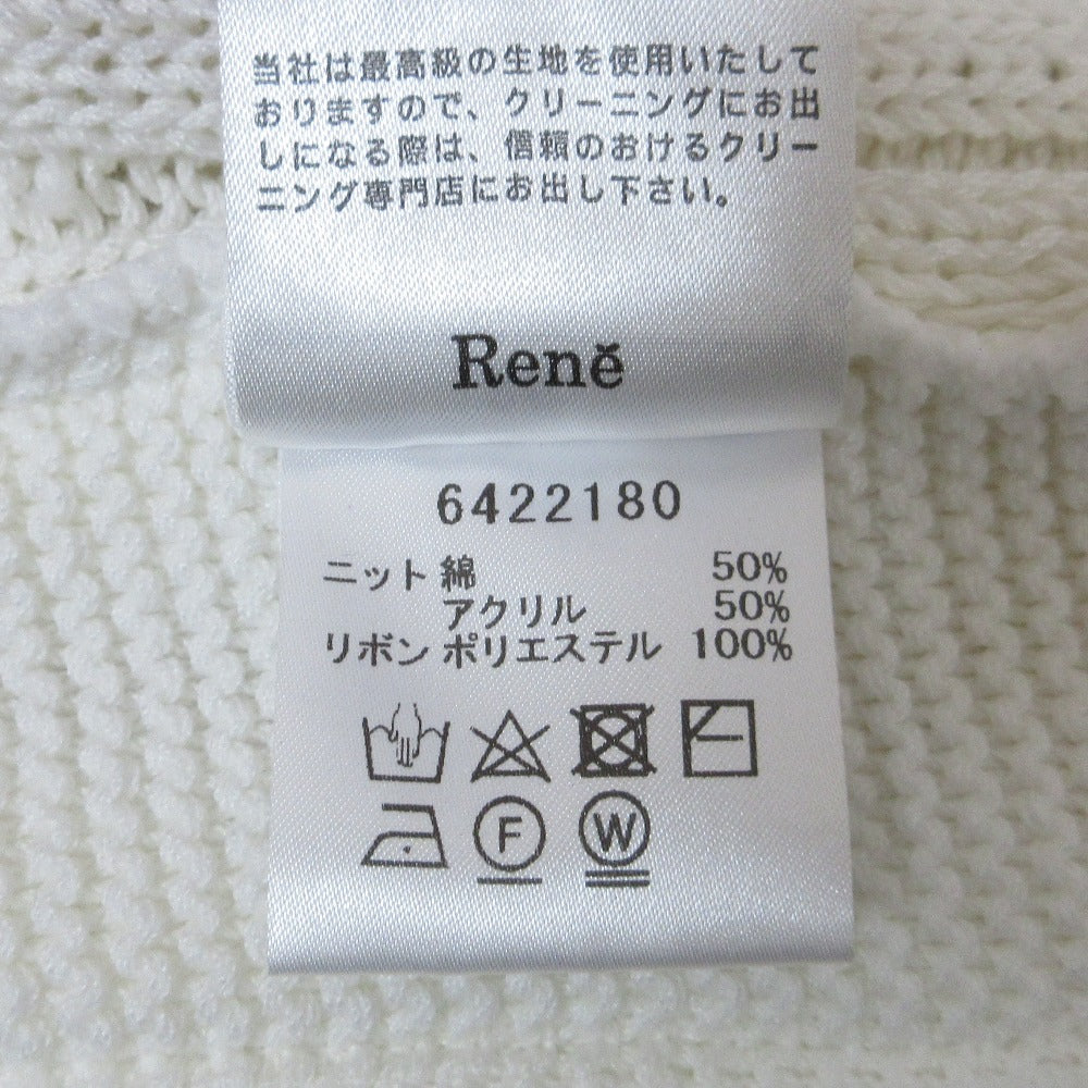 Rene ケーブルニットノースリーブセーターベスト