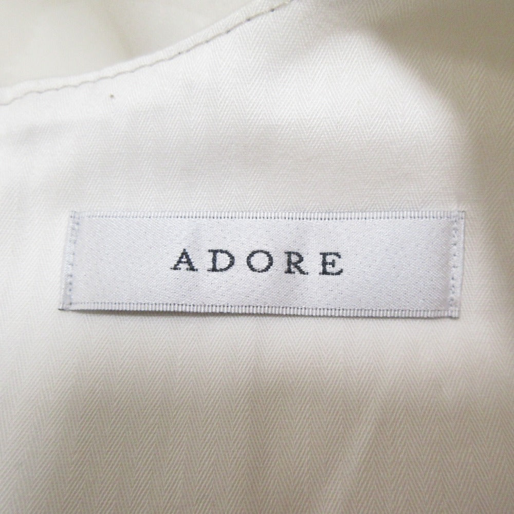 ADORE ディスチャージ プリント コットン リネン ドレス