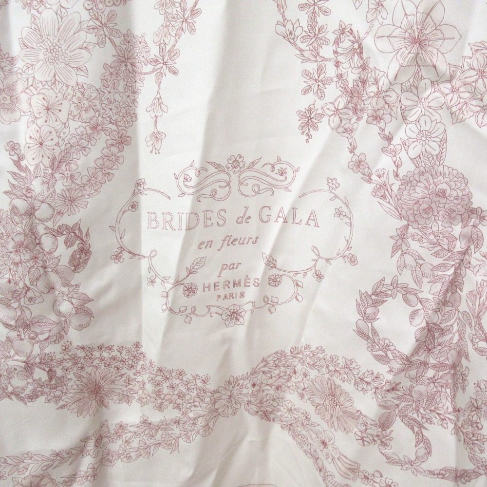 エルメス Brides de Gala en Fleurs シルクロングカーディガン34