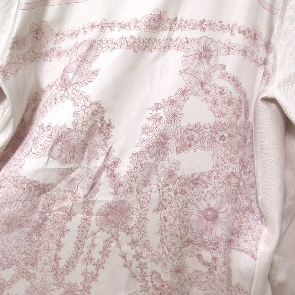 エルメス Brides de Gala en Fleurs シルクロングカーディガン34