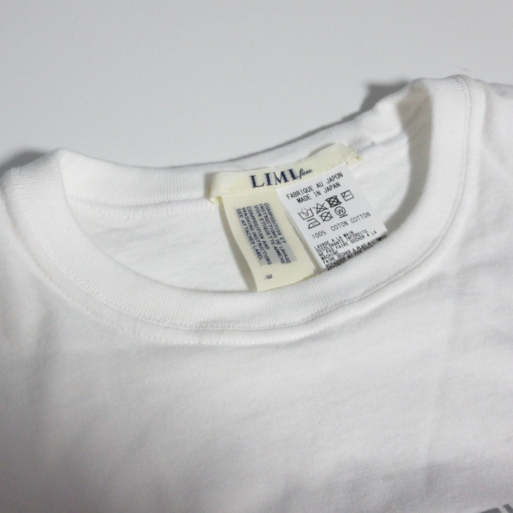 LIMI feu ロゴプリントコットンカットソー