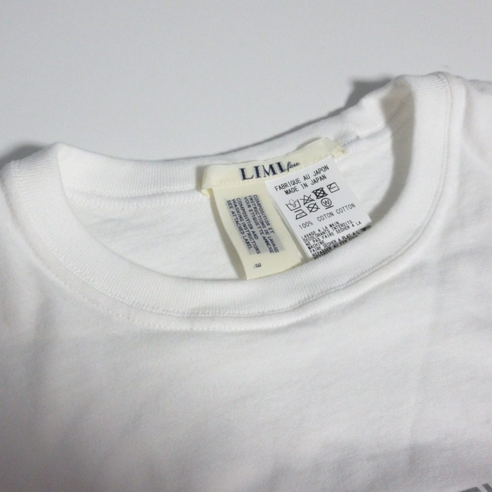 LIMI feu ロゴプリントコットンカットソー
