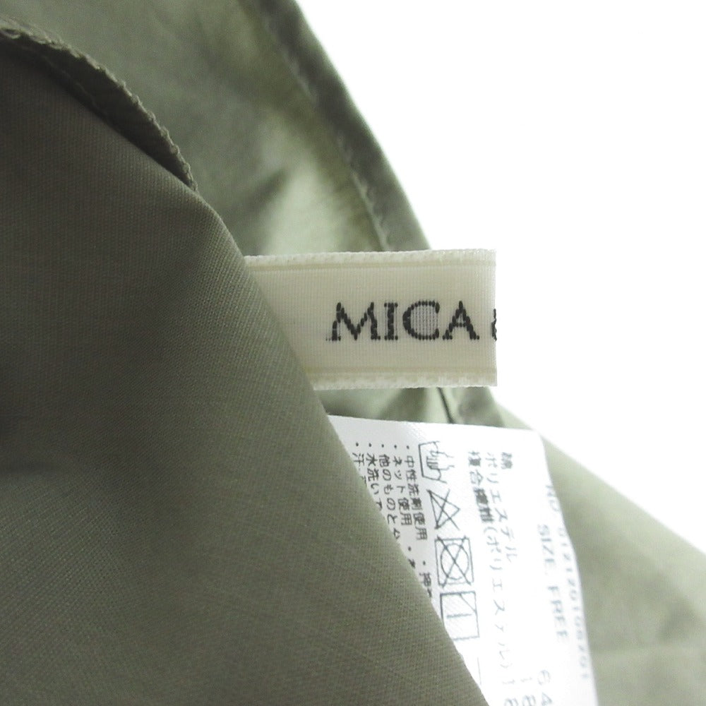MICA&DEAL back ribbon gather ブラウス