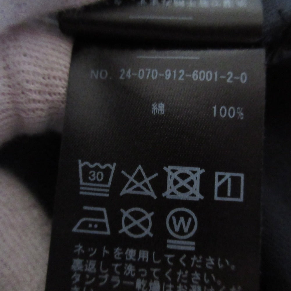 SLOBE IENA バックナンバリングプリント コットンTシャツ