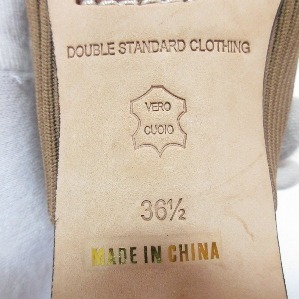DOUBLE STANDARD CLOTHING リブニットサンダル