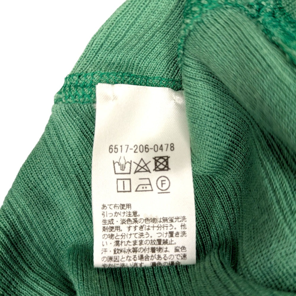 ドゥロワー ショートスリーブリブニットカットソー