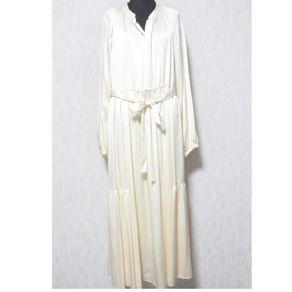 GRACE CONTINENTAL シルキー カフタンドレス