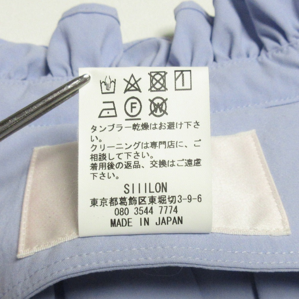 SIIILON フリル シャツ カラー シャツ