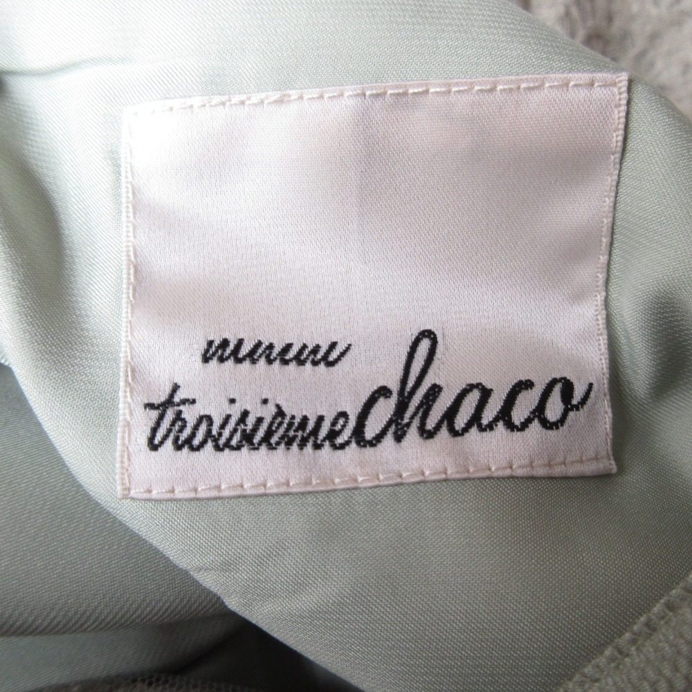 troisiemeCHACO レース ロング ドレス