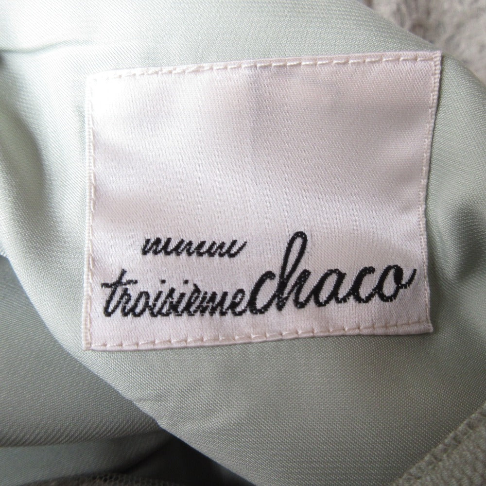 troisiemeCHACO レース ロング ドレス