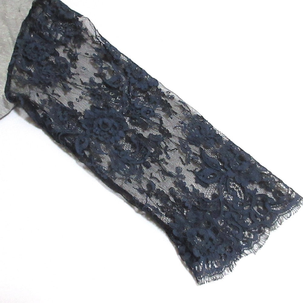leur logette コットン レース スリーブ トップ