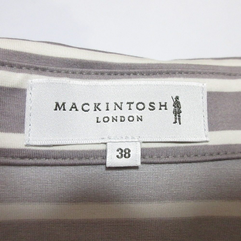 Mackintosh Essential Collection プレーティング天竺ボーダープルオーバー