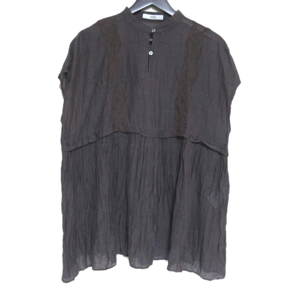 JOURNAL STANDARD relume エンブロイダリー フレンチスリーブ プルオーバーブラウス