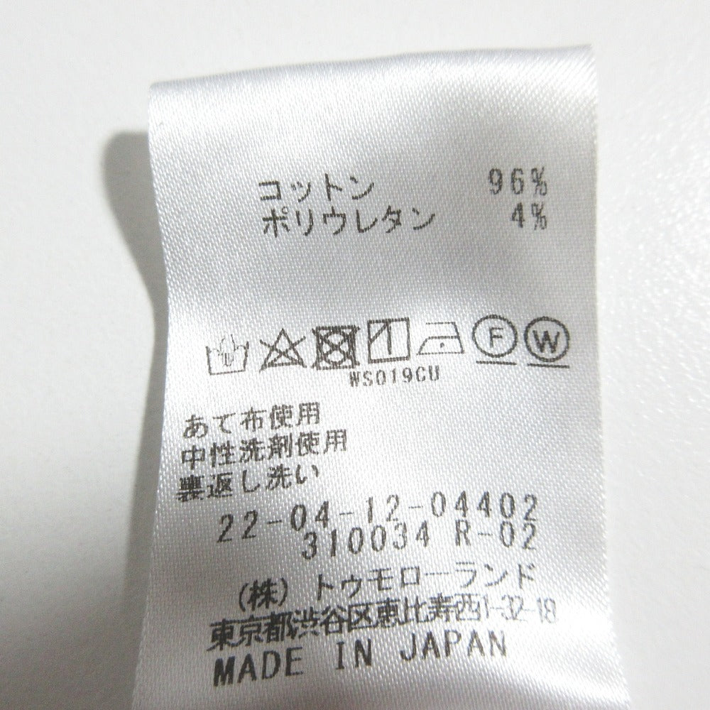 DES PRES ライトコットンストレッチワイドクロップドパンツ