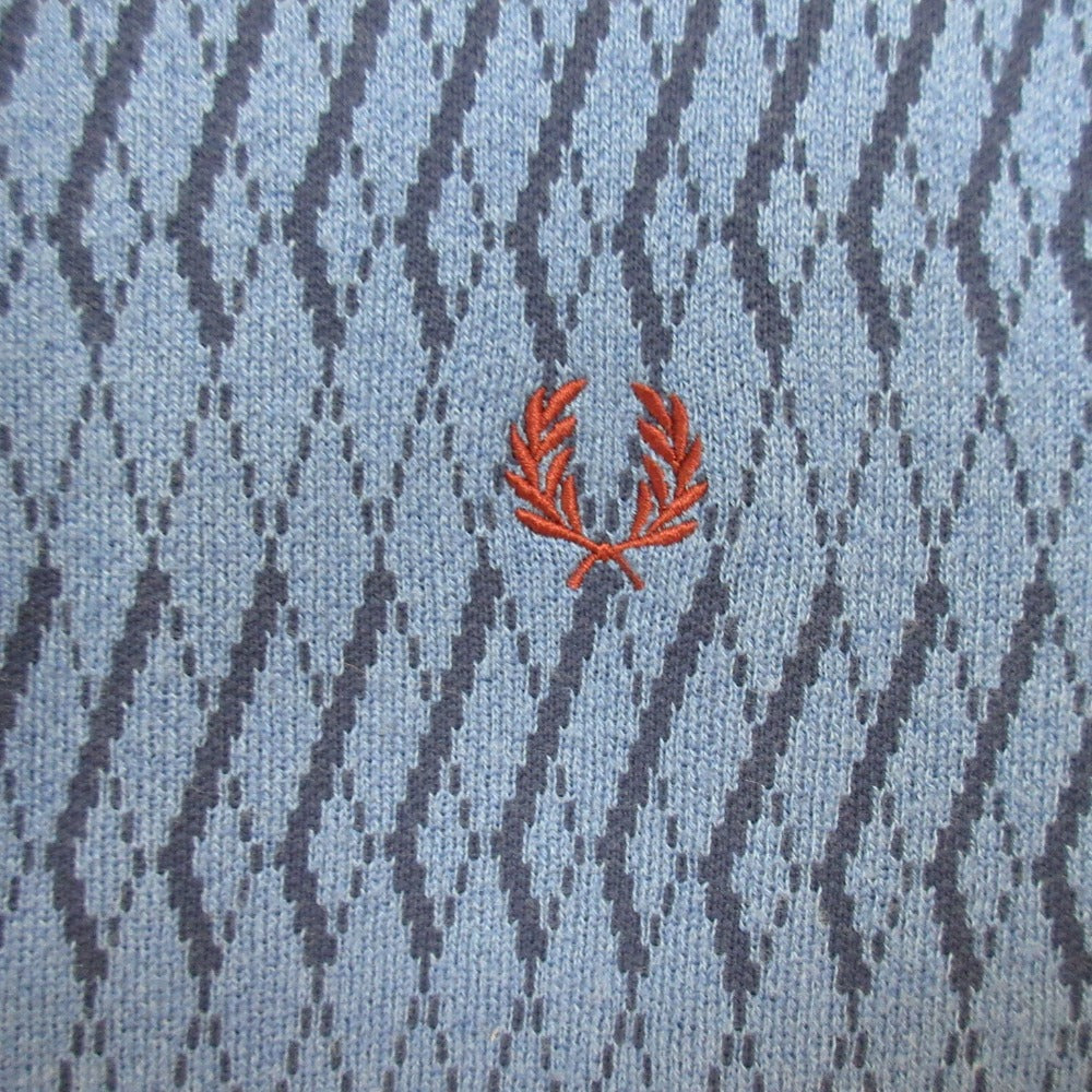 FRED PERRY ジャカード ロング ニット ドレス