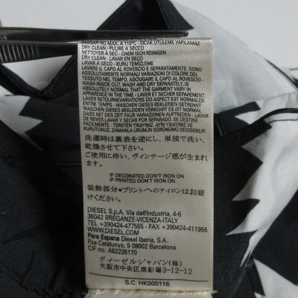 DIESEL ハイウエストクロップドパンツ