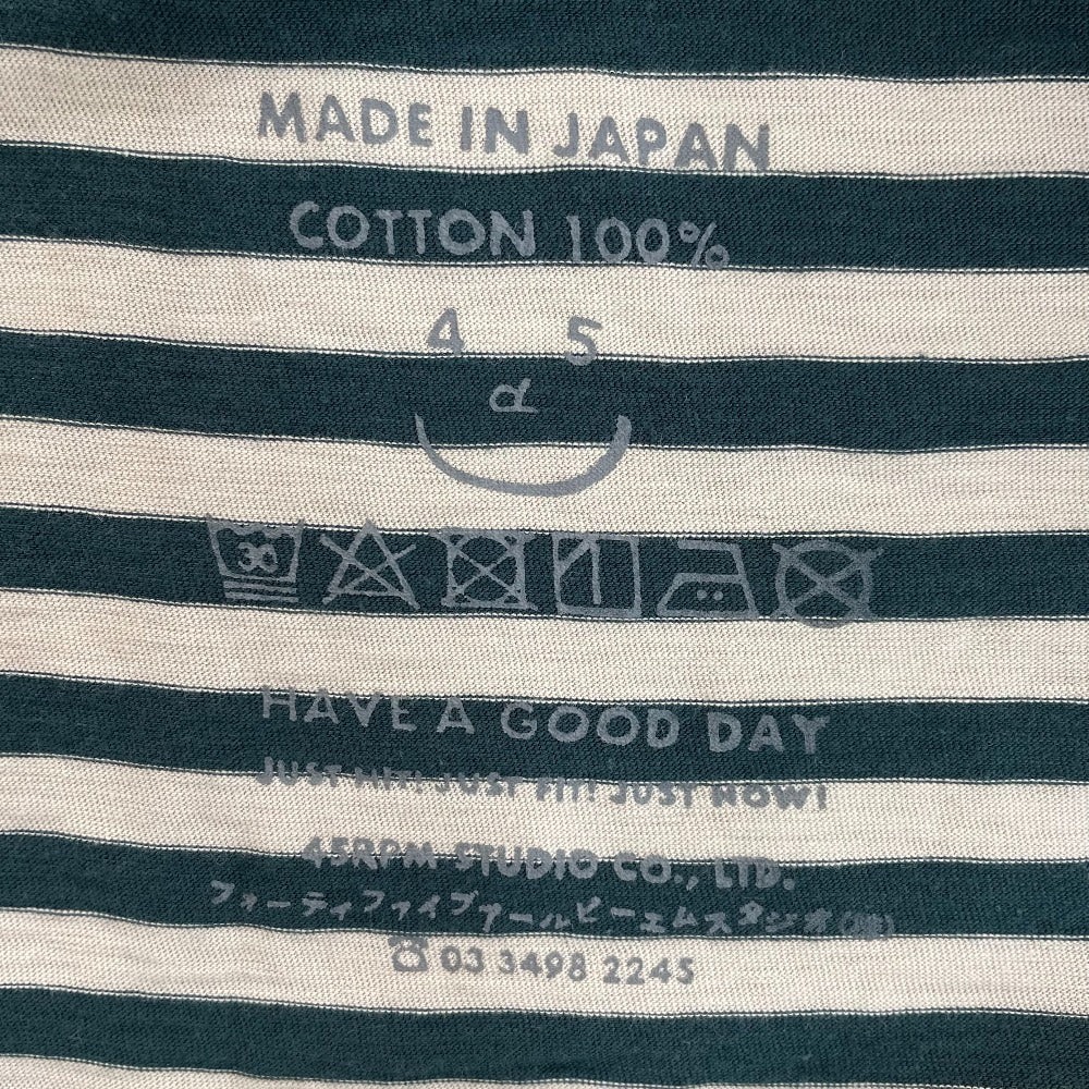45R スーピマ天竺908オーシャンTシャツ カットソー