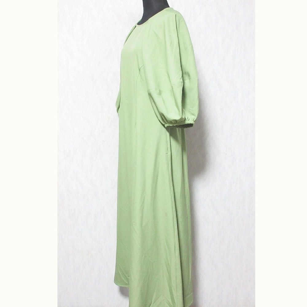 STYLEMIXER ランタンスリーブ フレア ドレス