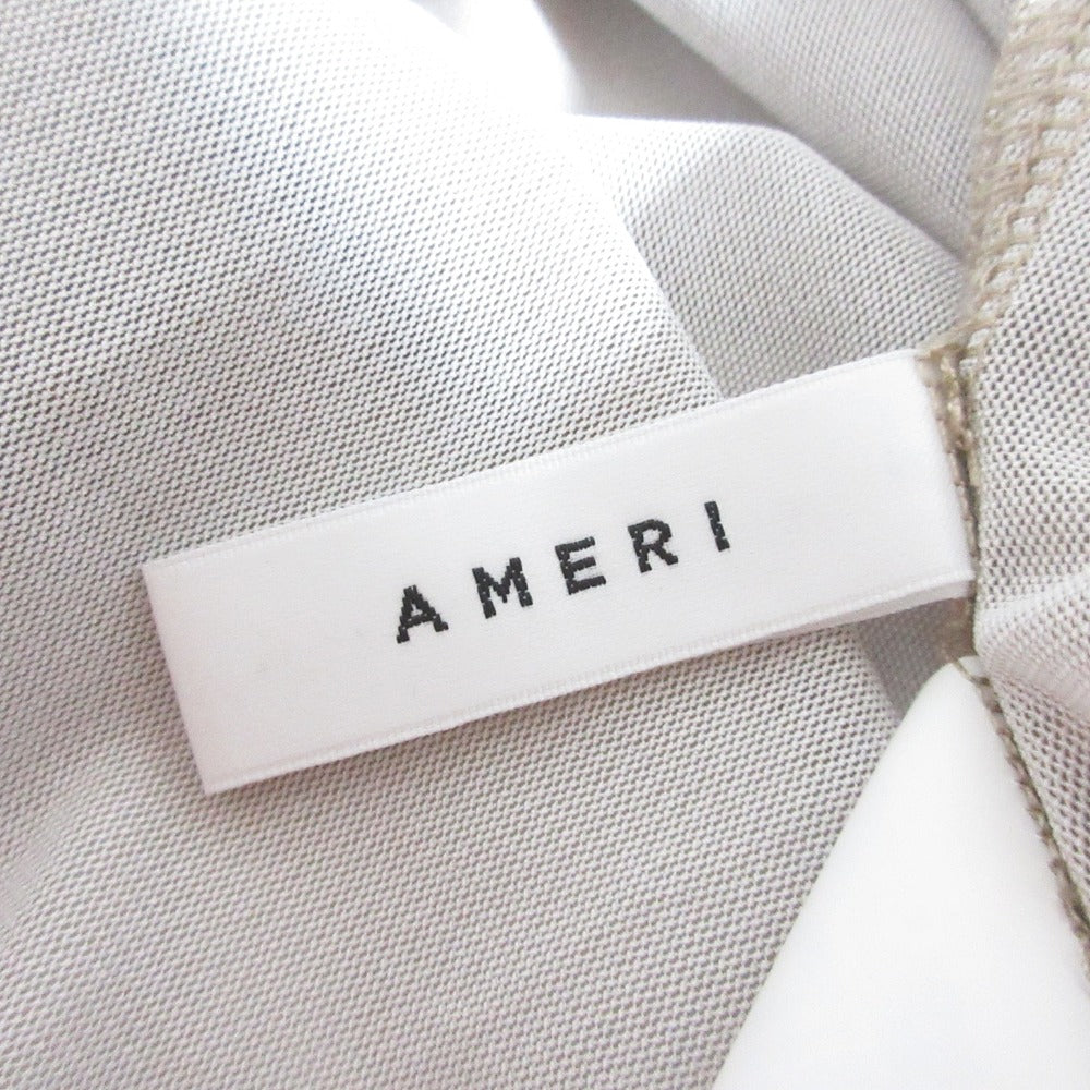 AMERI ハイ ネック シアー カットソー